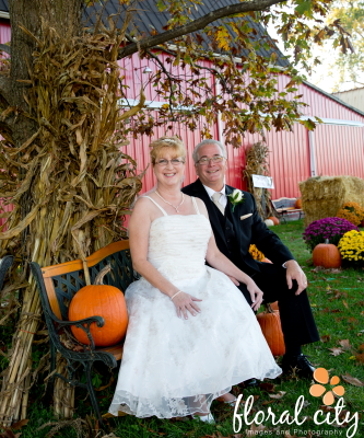 Lisa and Brian's Wedding fall bride, heck of a farm, country store, Ida